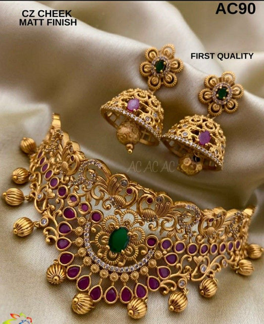 Beauty Golden Necklace set